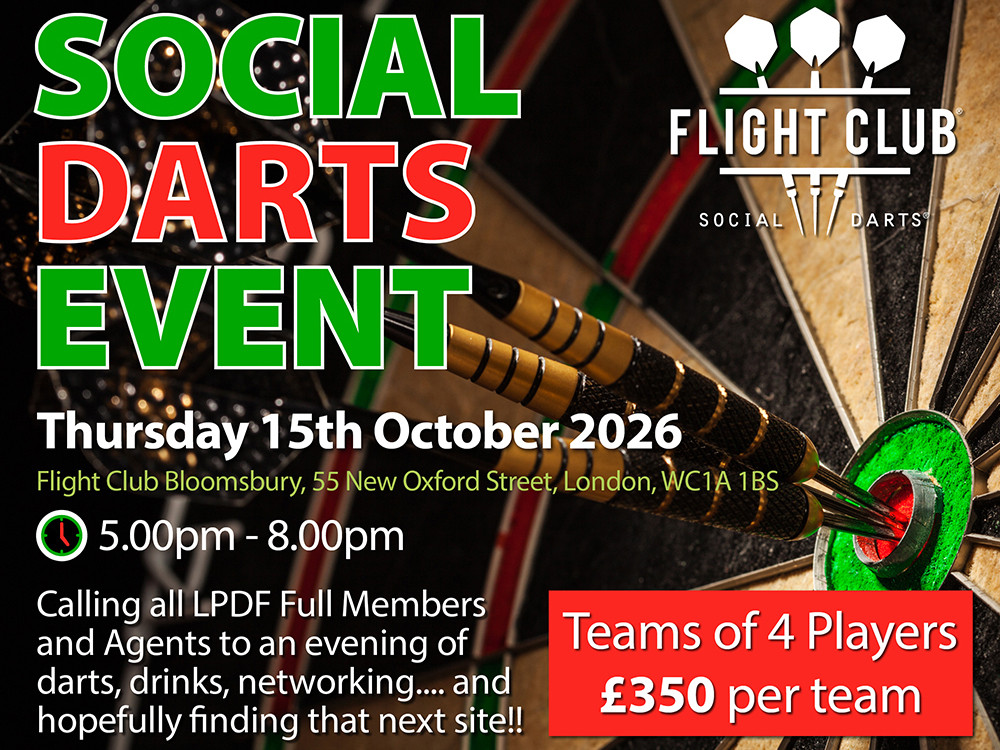Full Members & Land Agents Darts Social